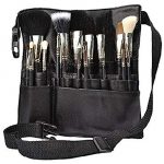 Hotrose® 22 Pockets Professional Cosmetic Makeup Brush Bag with Artist Belt Strap